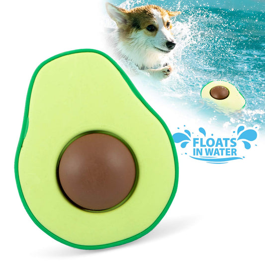 Jeffers Floating Natural Rubber Dog Chew Toy, Vanilla Scent, Avocado or Cucumber