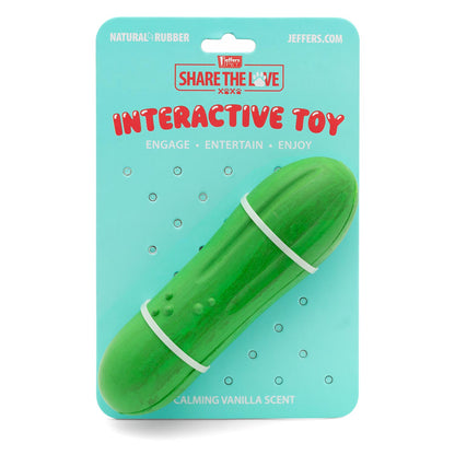 Jeffers Floating Natural Rubber Dog Chew Toy, Vanilla Scent, Avocado or Cucumber