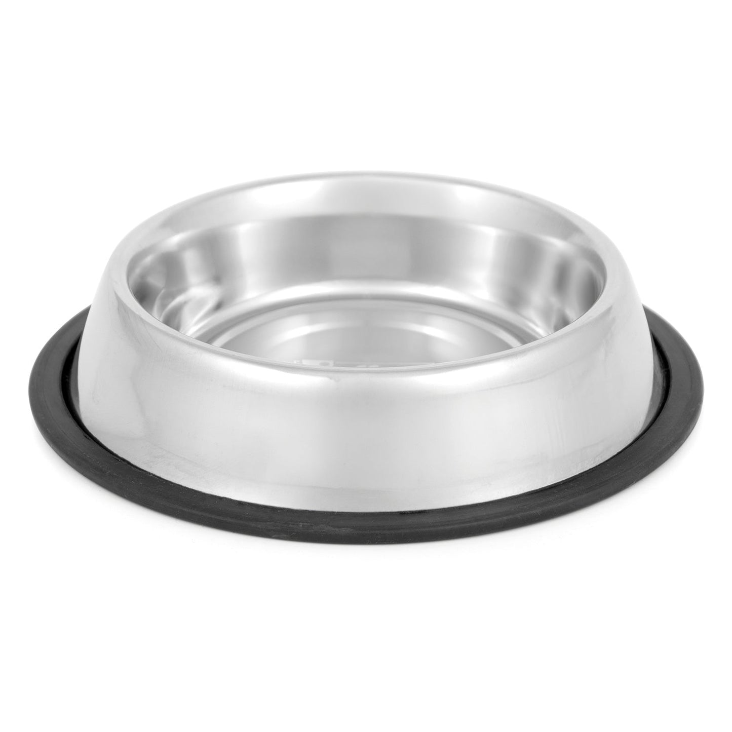 Jeffers No-Skid No-Tip Stainless Steel Pet Bowls for Dogs and Cats