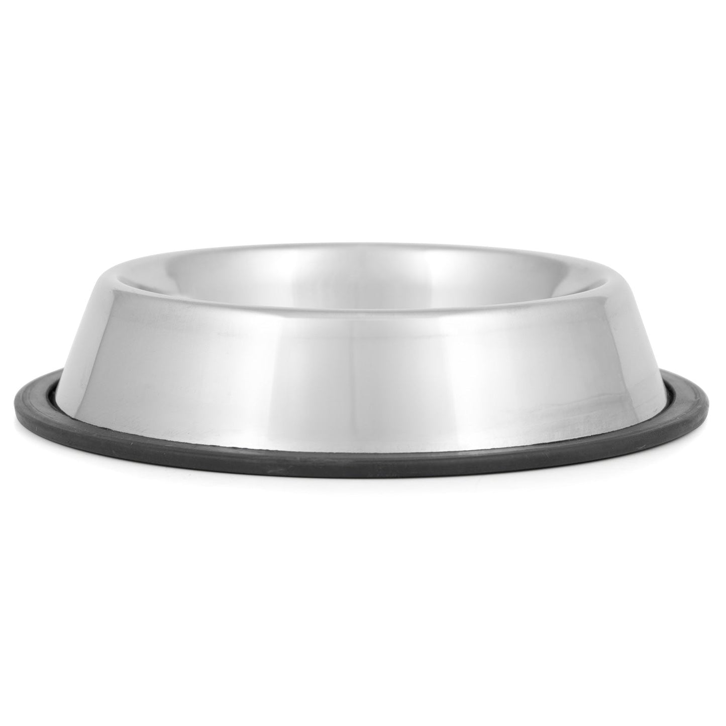 Jeffers No-Skid No-Tip Stainless Steel Pet Bowls for Dogs and Cats