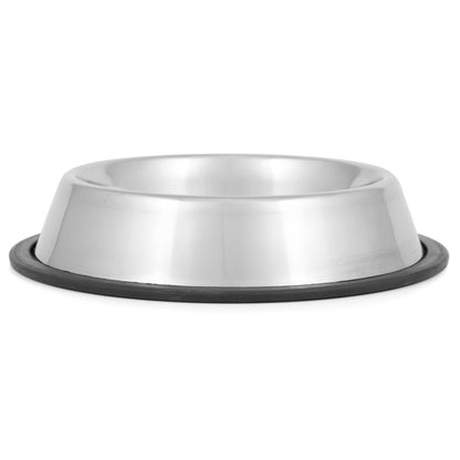 Jeffers No-Skid No-Tip Stainless Steel Pet Bowls for Dogs and Cats