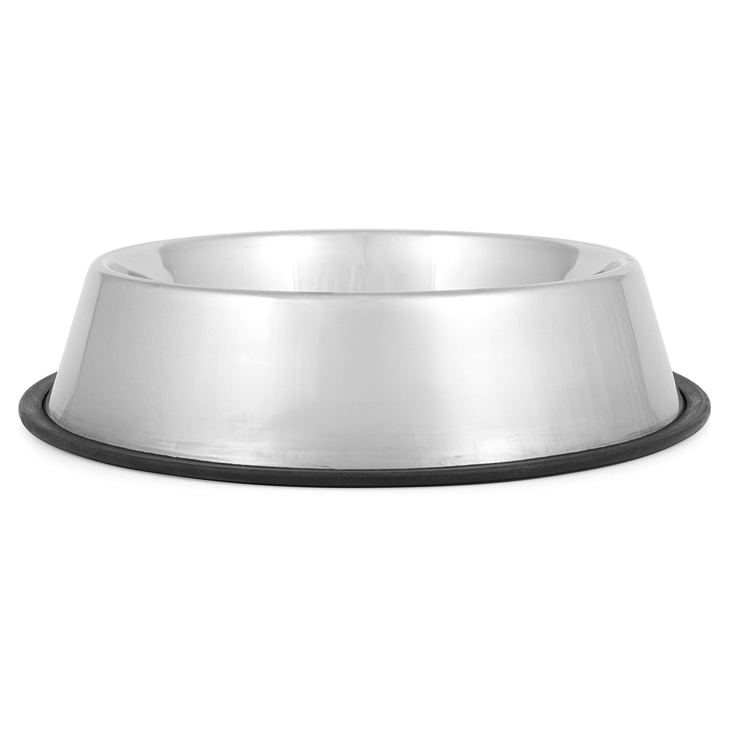 Jeffers No-Skid No-Tip Stainless Steel Pet Bowls for Dogs and Cats