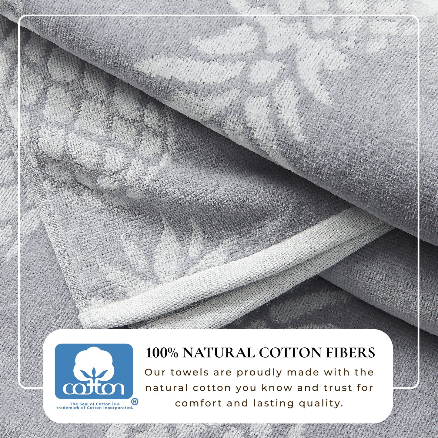 100% Cotton Velour Beach Towels 2-Pack - Maui Collection, 30" x 60"