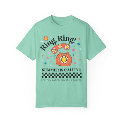 Last Day of School 90s Aesthetic T-Shirt - Funny End of Year Tee for Elementary Teachers, Comfort Colors