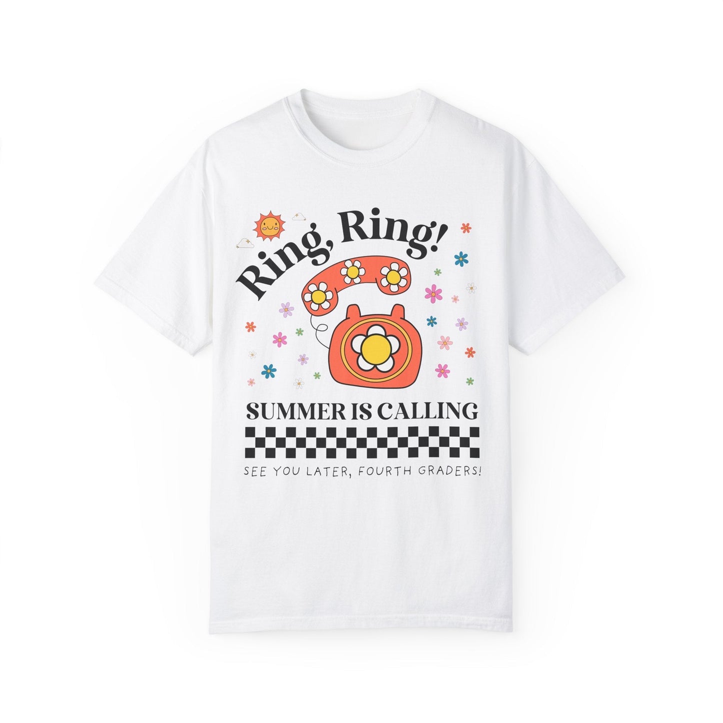 Last Day of School 90s Aesthetic T-Shirt - Funny End of Year Tee for Elementary Teachers, Comfort Colors
