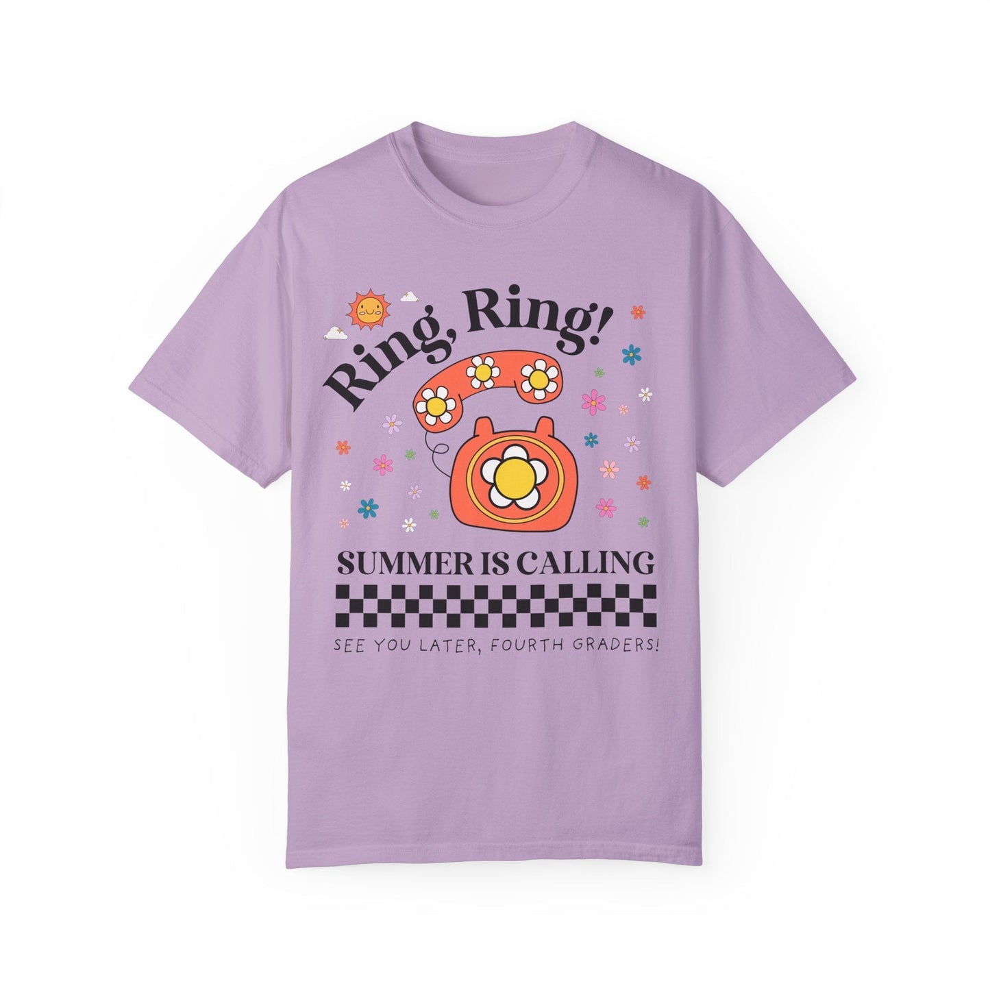 Last Day of School 90s Aesthetic T-Shirt - Funny End of Year Tee for Elementary Teachers, Comfort Colors