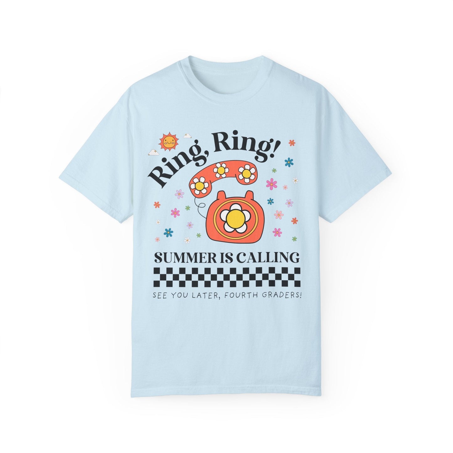 Last Day of School 90s Aesthetic T-Shirt - Funny End of Year Tee for Elementary Teachers, Comfort Colors