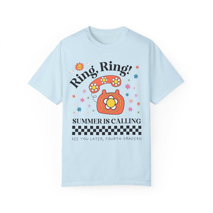 Last Day of School 90s Aesthetic T-Shirt - Funny End of Year Tee for Elementary Teachers, Comfort Colors