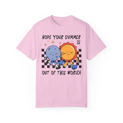 Last Day of School T-Shirt - Funny Space Lover Design for School Staff, Comfort Colors