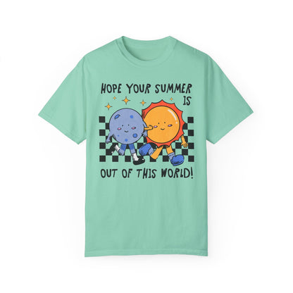 Last Day of School T-Shirt - Funny Space Lover Design for School Staff, Comfort Colors