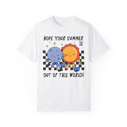 Last Day of School T-Shirt - Funny Space Lover Design for School Staff, Comfort Colors