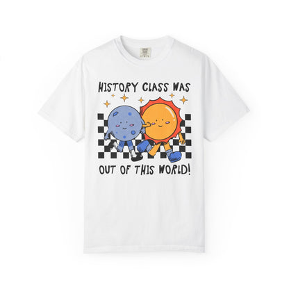 Blast Off Into Summer T-Shirt - Funny Last Day of School Space Tee for History Teachers, Comfort Colors