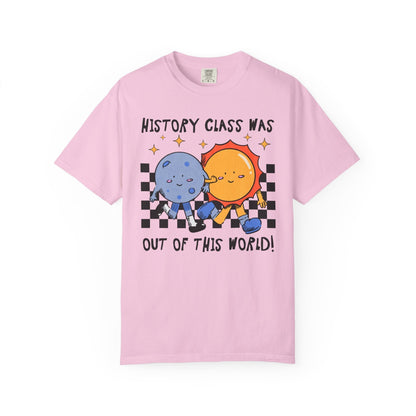 Blast Off Into Summer T-Shirt - Funny Last Day of School Space Tee for History Teachers, Comfort Colors