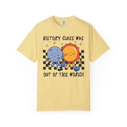 Blast Off Into Summer T-Shirt - Funny Last Day of School Space Tee for History Teachers, Comfort Colors