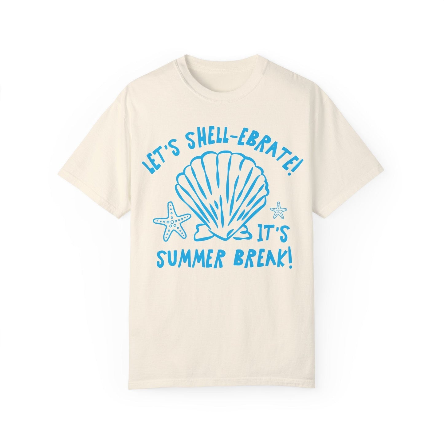 Last Day of School Beach T-Shirt - Hello Summer Aesthetic, Kindergarten Crew, Comfort Colors