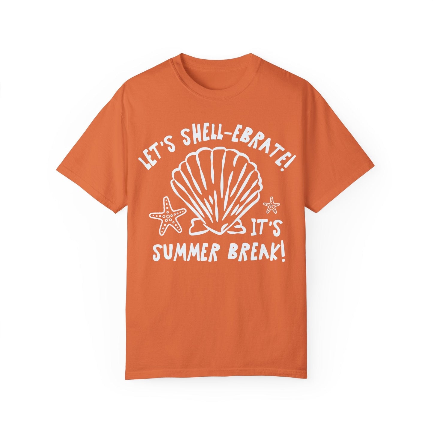 Last Day of School Beach T-Shirt - Hello Summer Aesthetic, Kindergarten Crew, Comfort Colors