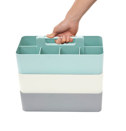 Enjoy Organizer Portable Caddy with 8 Compartments, 3-Pack Mix, Made in USA