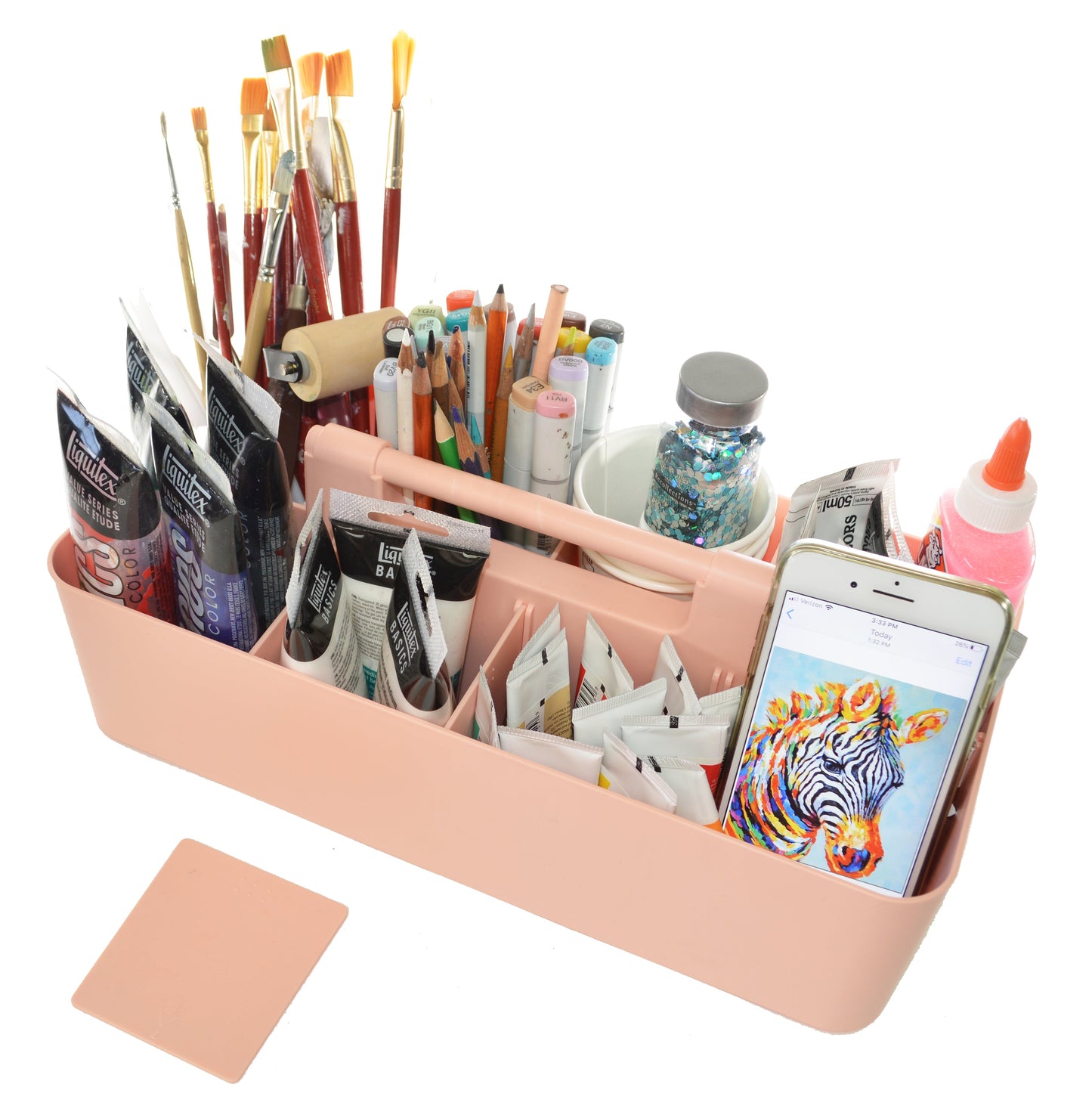 Enjoy Organizer Portable Caddy with 8 Compartments, 10-Pack, Made in USA
