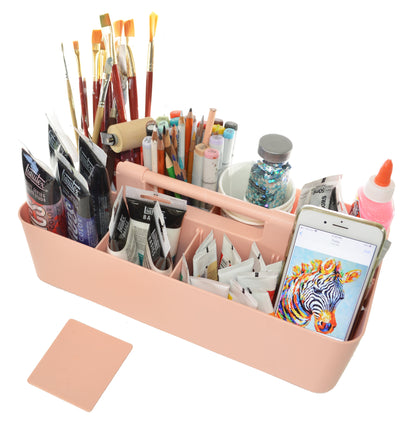 Enjoy Organizer Portable Caddy with 8 Compartments, 2-Pack, Made in USA