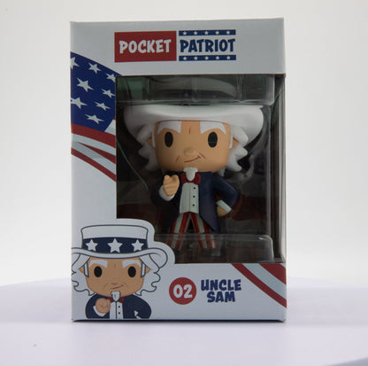 Pocket Patriot Uncle Sam Mini Collectible Figure