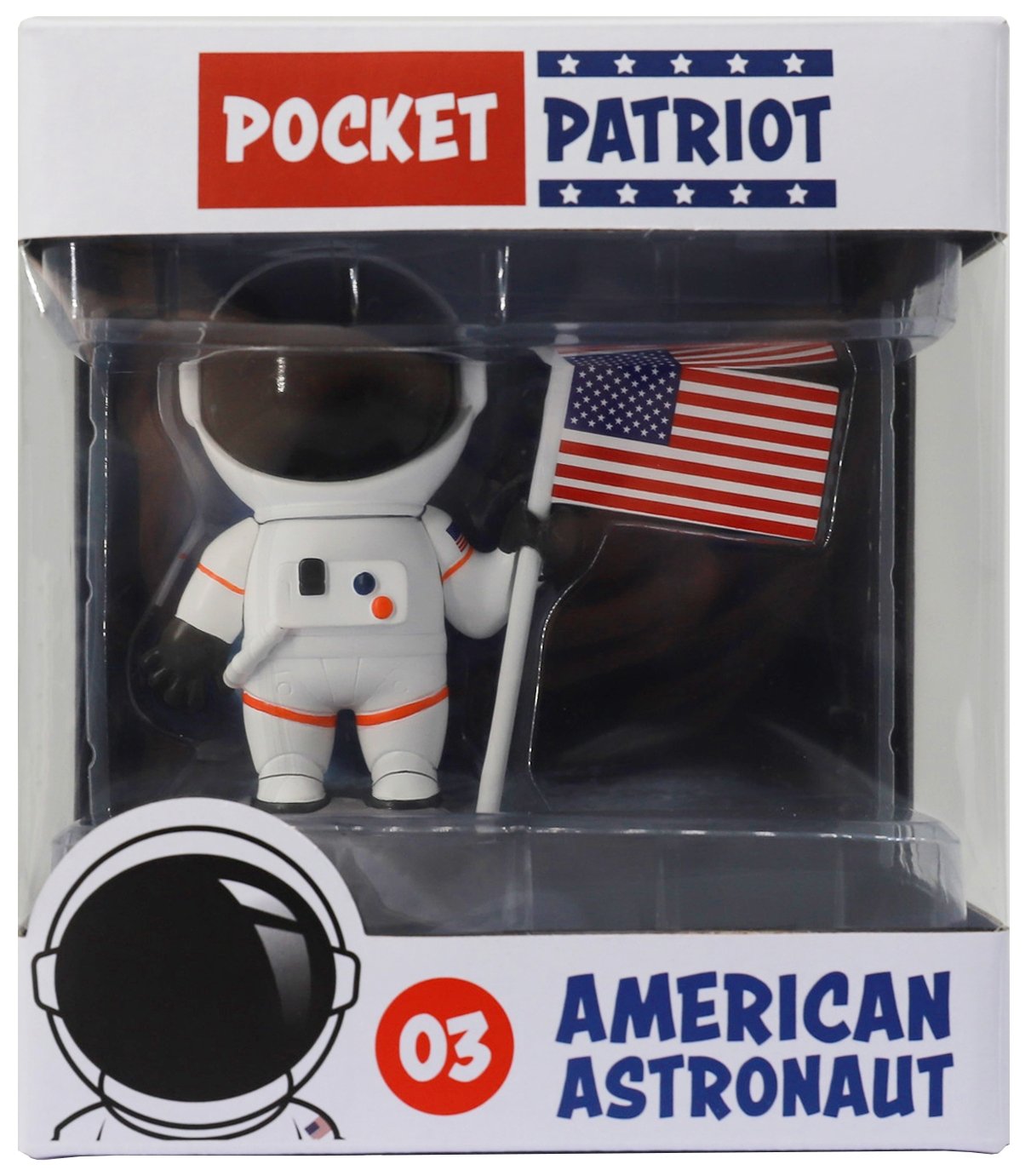 Pocket Patriot American Astronaut Mini Collectible Figure