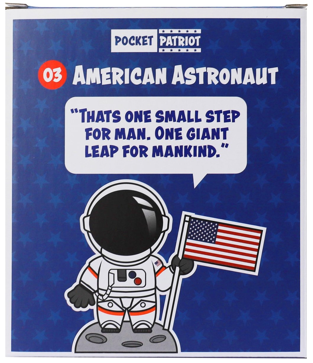 Pocket Patriot American Astronaut Mini Collectible Figure