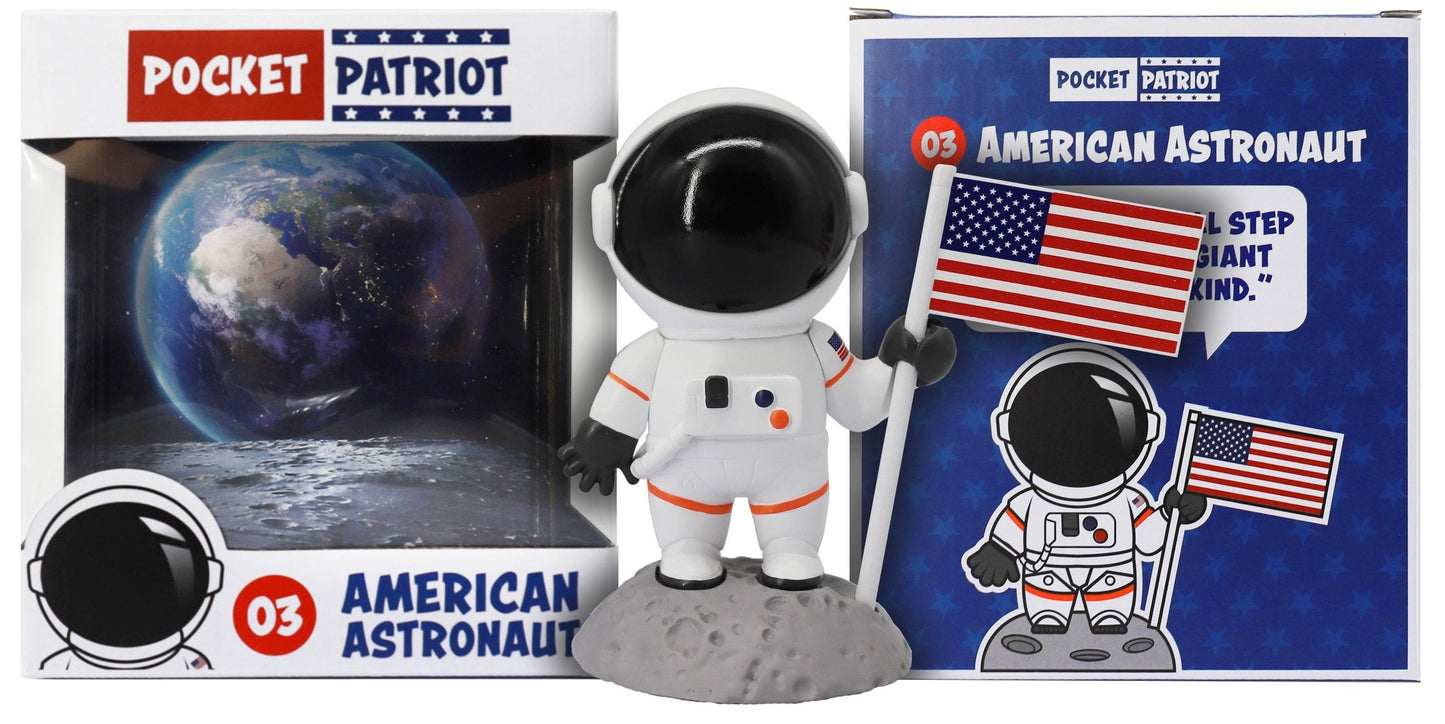Pocket Patriot American Astronaut Mini Collectible Figure