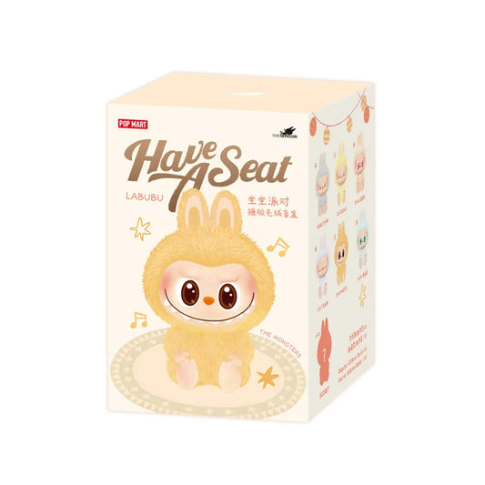 Pop Mart The Monsters Labubu Have a Seat Vinyl Plush Pendant Blind Box