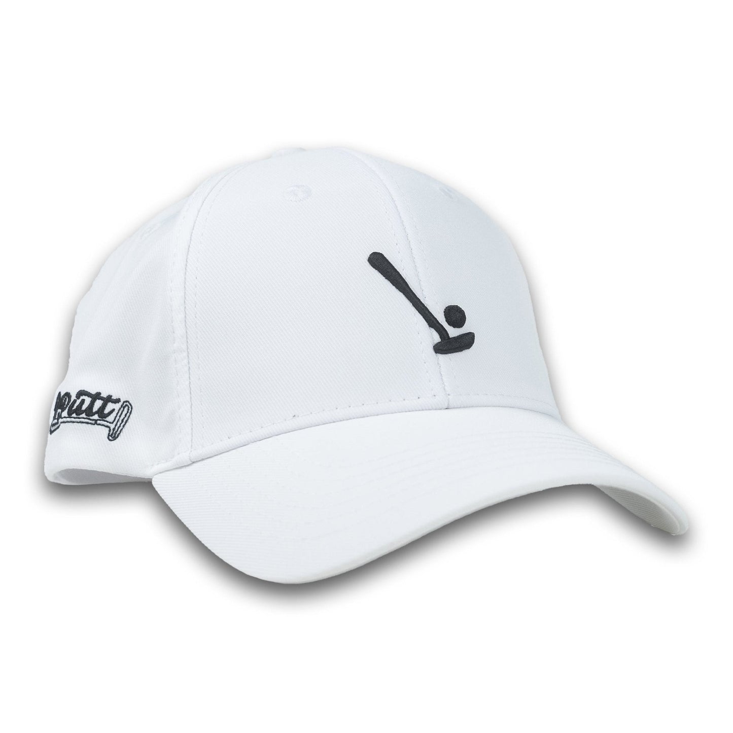 2putt Sink It Adjustable Golf Hat in White