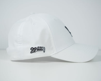 2putt Sink It Adjustable Golf Hat in White