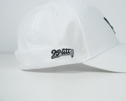 2putt Sink It Adjustable Golf Hat in White