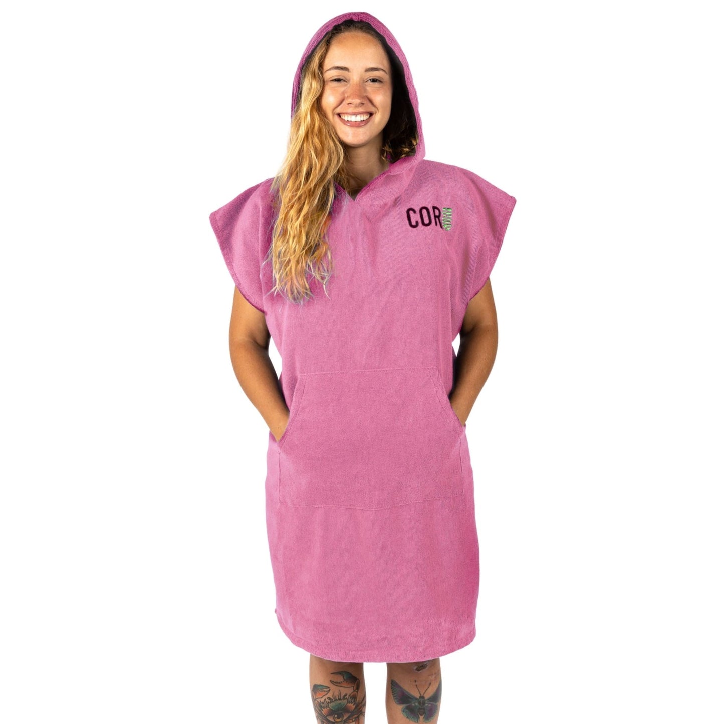 Microfiber Changing Towel Poncho - COR Surf Solid Colors, Unisex, Medium and Large