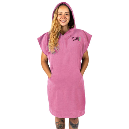Microfiber Changing Towel Poncho - COR Surf Solid Colors, Unisex, Medium and Large