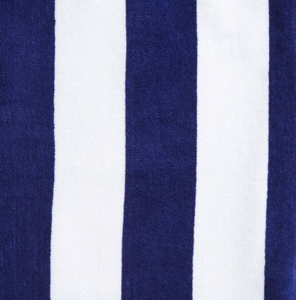 100% Cotton Velour Cabana Stripe Beach Towels - Novia Collection, Great Bay Home