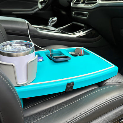 Stupid Car Tray Drink Holder Bundle with XL Cup Holder Expanders