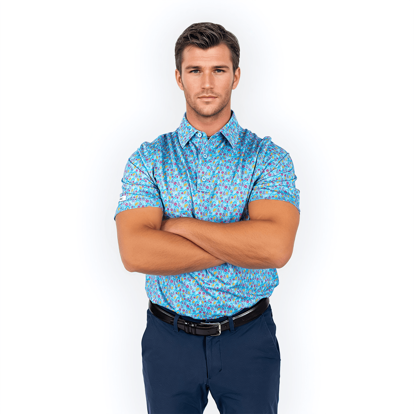 2putt Time to Par-Tee Men's Golf Polo Shirt