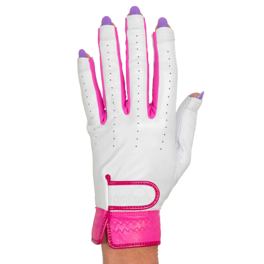 Nailed Golf Women's Premium Tip-Free Leather Golf Glove