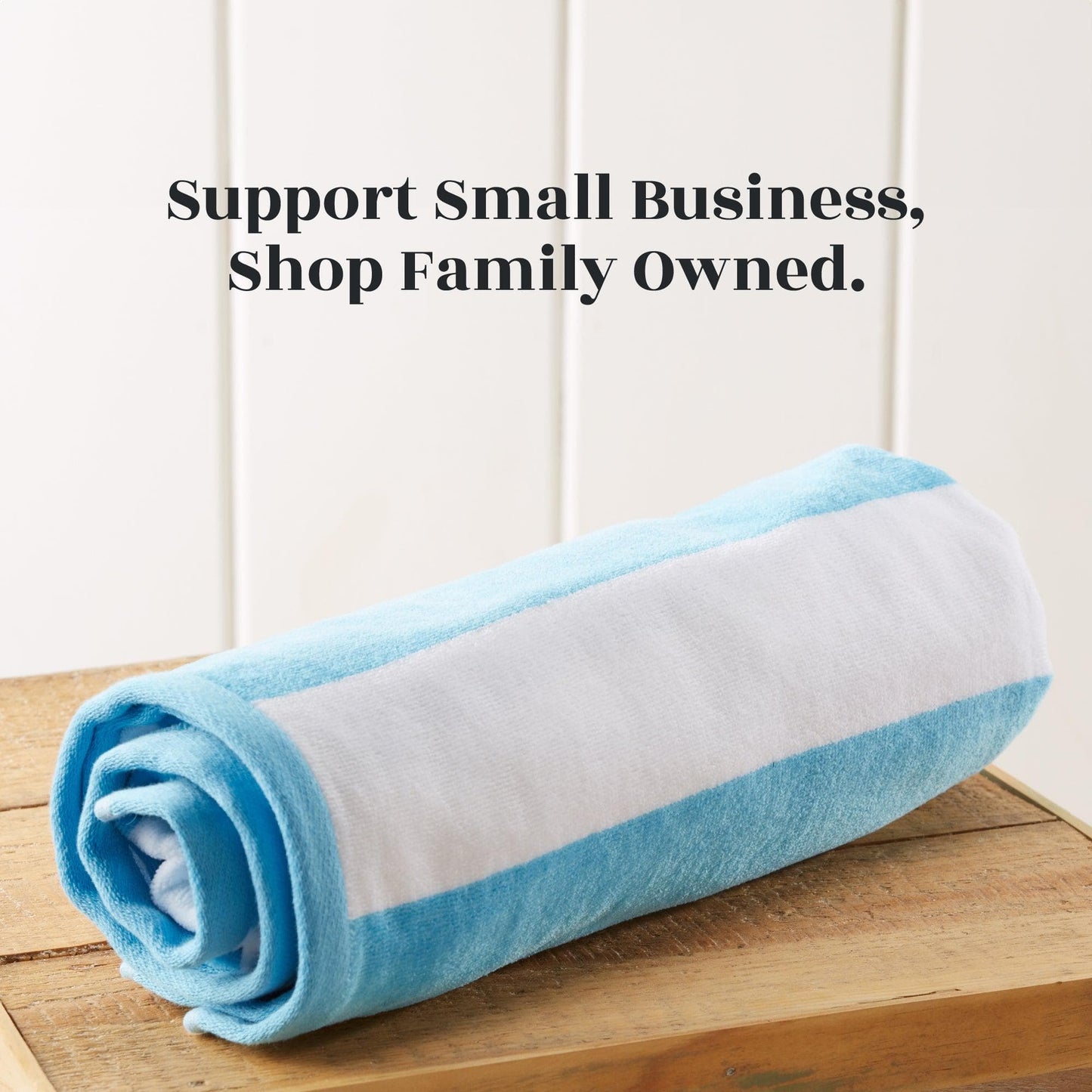 100% Cotton Velour Cabana Stripe Beach Towels - Novia Collection, Great Bay Home
