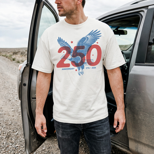 America 250 Eagle Graphic Tee - 2026 Patriotic Anniversary Unisex Shirt